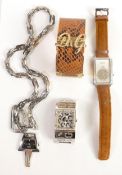 D&G branded ladies fashion watches & similar necklace