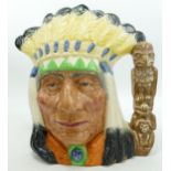 Royal Doulton Large Character Jug North American Indian D6786