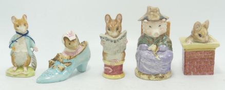 Royal Albert Beatrix Potter Figures The Old Women lived in a shoe, And This Pig Had None, Tailor