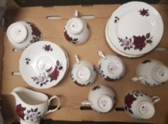 Colclough Floral Decorated Tea Set, 20 piece