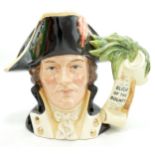 Royal Doulton Large Character Jug Captain Bligh D6967