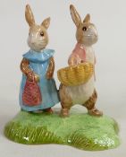 Beswick Beatrix Potter tableau figure Flopsy and Benjamin Bunny