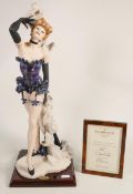 Florence Giuseppe Armani Large Figure Jacqueline. Limited edition 345/3000 height 49cm, boxed with