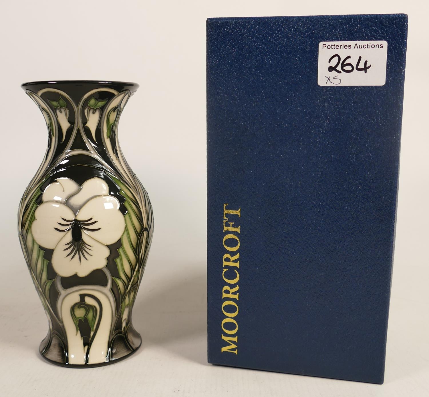 Moorcroft Harlequinade vase. Height 19cm , boxed - Image 3 of 3