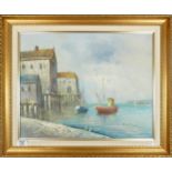 Continental Signed Oil On Canvas Signed Gardiner, frame size 54 x 63cm