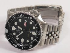 Seiko automatic 200 metres gents divers watch, ticking order, 41mm excl. button. 7S26-0020 Serial