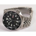 Seiko automatic 200 metres gents divers watch, ticking order, 41mm excl. button. 7S26-0020 Serial