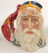 Royal Doulton large character jug Merlin D7117, limited edition.