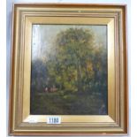 Victorian Oil on Canvas Landscape, 39 x 34cm