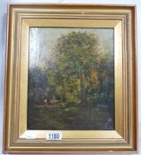 Victorian Oil on Canvas Landscape, 39 x 34cm