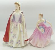Royal Doulton Lady Figures Invitation Hn2170 & Bess Hn2002(2)