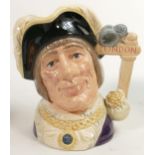 Royal Doulton Large Limited Edition Character Jug: Dick Whittington D6846