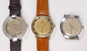 3 x Jaeger LeCoultre gents watches, all in ticking order (3)
