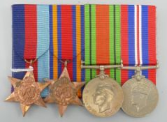 WW2 Medal Group to including 39-45 Star, The Burma Star, Defense & War Medal