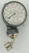 Antique French Michelin pressure gauge, with Bibendum type face, 7.5cm high
