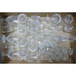 A collection of Tudor & Wedgwood Irish Crystal Glassware