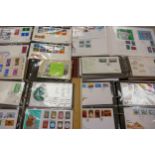 A collection of First Day Cover stamps from Guernsey and Jersey, from 1969-1981, approx 200 first