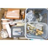 A mixed collection of items to include corkscrews, cutlery etc
