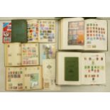 A large collection of Vintage Stamp Albums, Stamps, Reference books & first day covers