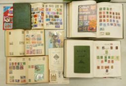 A large collection of Vintage Stamp Albums, Stamps, Reference books & first day covers