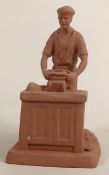 Boxed Staffordshire Fine Ceramics figure Steetley Brick Man, height 19cm