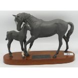 Beswick Black Beauty & Foal