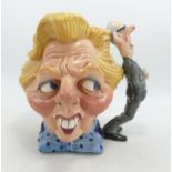 Glazed Expressions Large Character Jug Margret Thatcher The First Ten Years