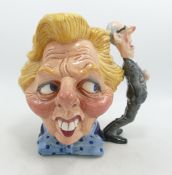 Glazed Expressions Large Character Jug Margret Thatcher The First Ten Years