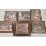 A group of 6 framed prints