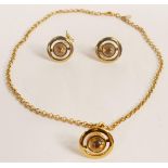 Vivienne Westwood Orb Earrings & Matching Necklace