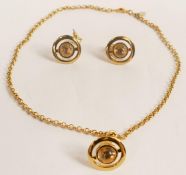 Vivienne Westwood Orb Earrings & Matching Necklace