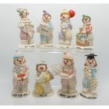 A collection of Beswick Little Loveables clowns to include Good Luck LL31, To Mum LL5,