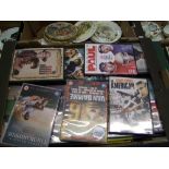 A large collection of Cased DVD's including Men in Black, New Tricks, Parker etc (2 trays)