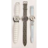 Vivian Westwood VV020slbk leather strap Ladies watch together with two Playboy ladies watches