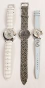 Vivian Westwood VV020slbk leather strap Ladies watch together with two Playboy ladies watches