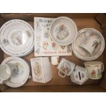 A collection of Wedgwood Peter Rabbit nursery ware items (1 tray).