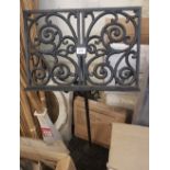 Cast iron freestanding music/book stand.