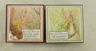Traditional Games Company Beatrix Potter Board Games Draughts & Snakes & Ladders (2)