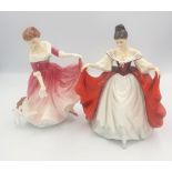 Royal Doulton figures Sara HN2265 together with My Best Friend HN3011 (2).