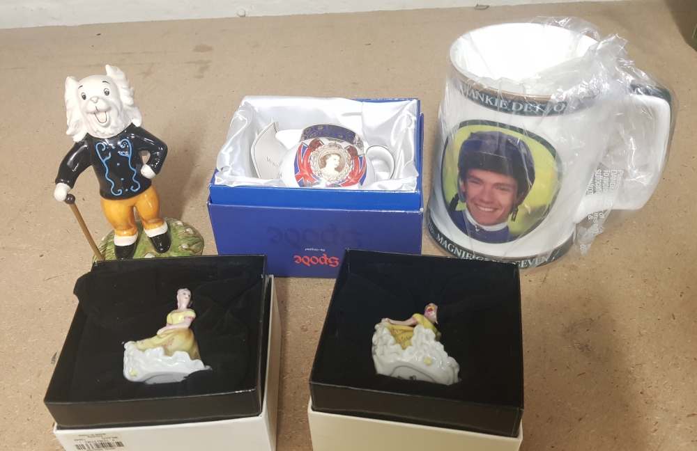 A collection of ceramic items to include Royal Doulton Rupert Bear figure 'Leading the Way' RB5