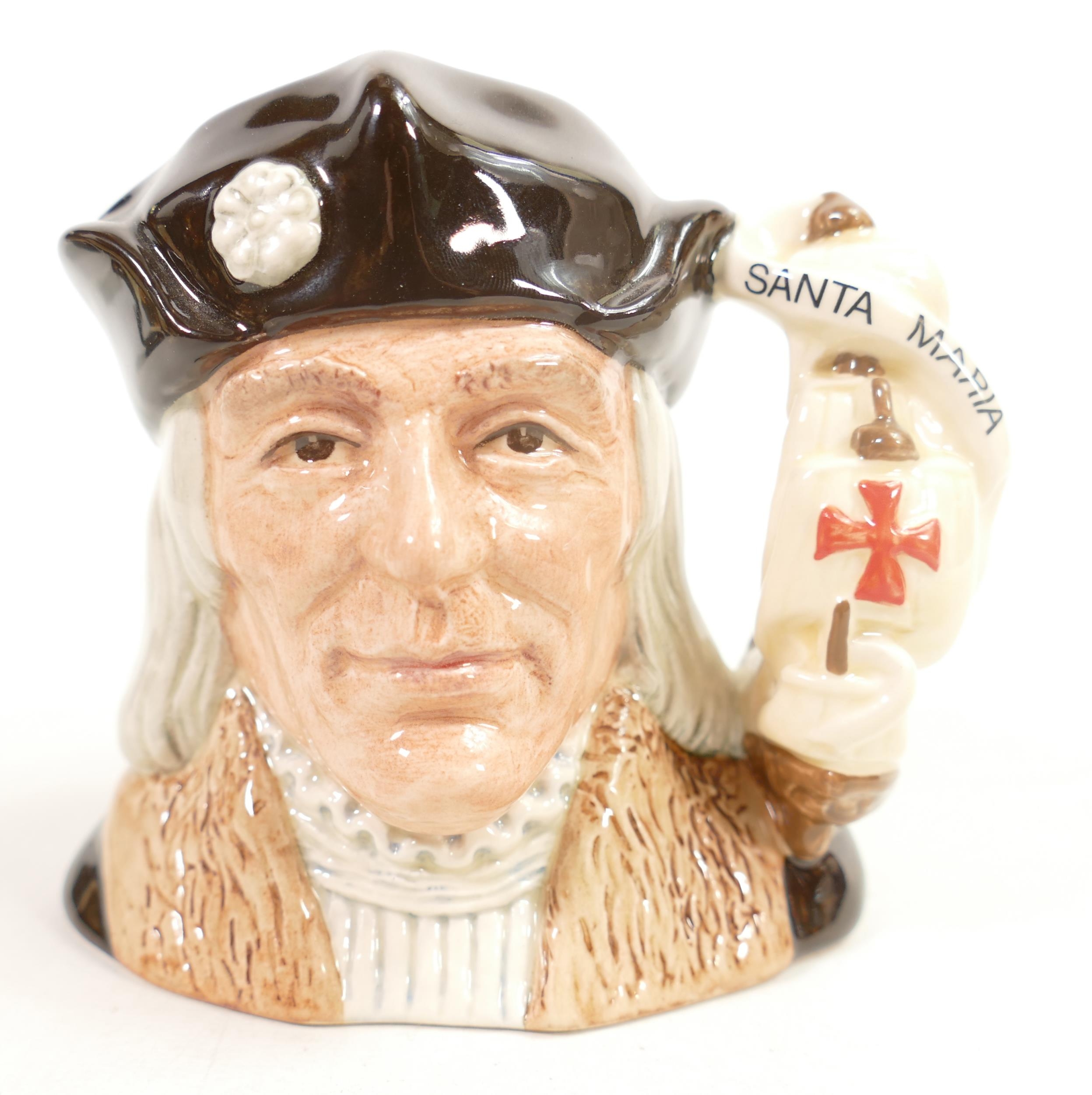 Royal Doulton Small Limited Edition Character Jug Christopher Columbus D6911