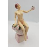 Kevin Francis/Peggy Davies Limited Edition Figure Isadora, over painted by Vendor