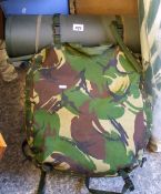 Genuine British Army Bergen DPM Camo Rucksack Long Back 100L with PLCE Webbing set and other Army