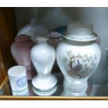 Wade Ceramics, a collection of Lamp Bases & Vases, These items were removed from the archives of the