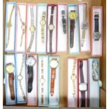 A collection of 17 Sekonda, Lorus, Geneva & Similar boxed Fashion Watches