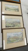 Group of Three Sign Landscape Prints, each frame size 29 x 39cm(3)