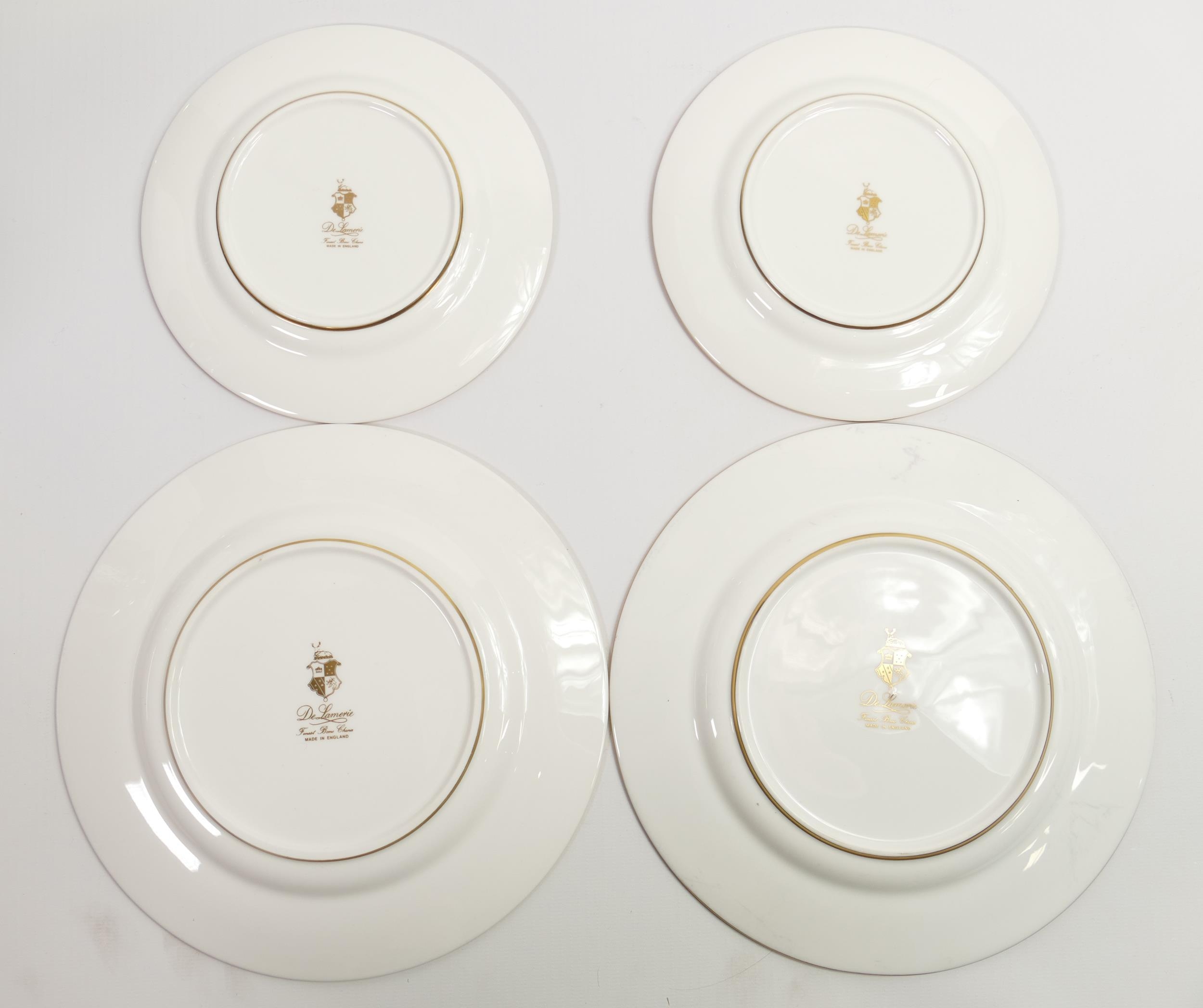 De Lamerie Fine Bone China heavily gilded Desert & Side Plates, specially made high end quality - Image 3 of 3