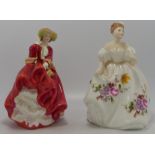 Royal Doulton Lady Figures Marilyn Hn3002 & Top O The Hill HN1834(2)