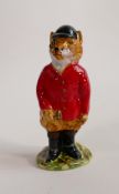 Anita Harris Foxy Gent figure, limited edition 8/14. Gold signed to base, height 14cm