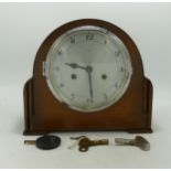 Oak Enfield Mantle Clock.